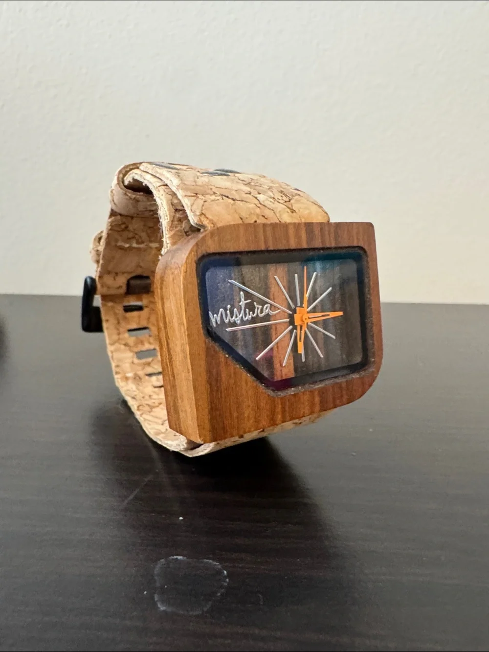Mistura Watch with Cork Band - Natural Brown